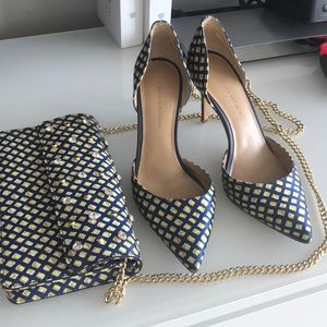 Banana Republic cocktail Bag and matching Heels